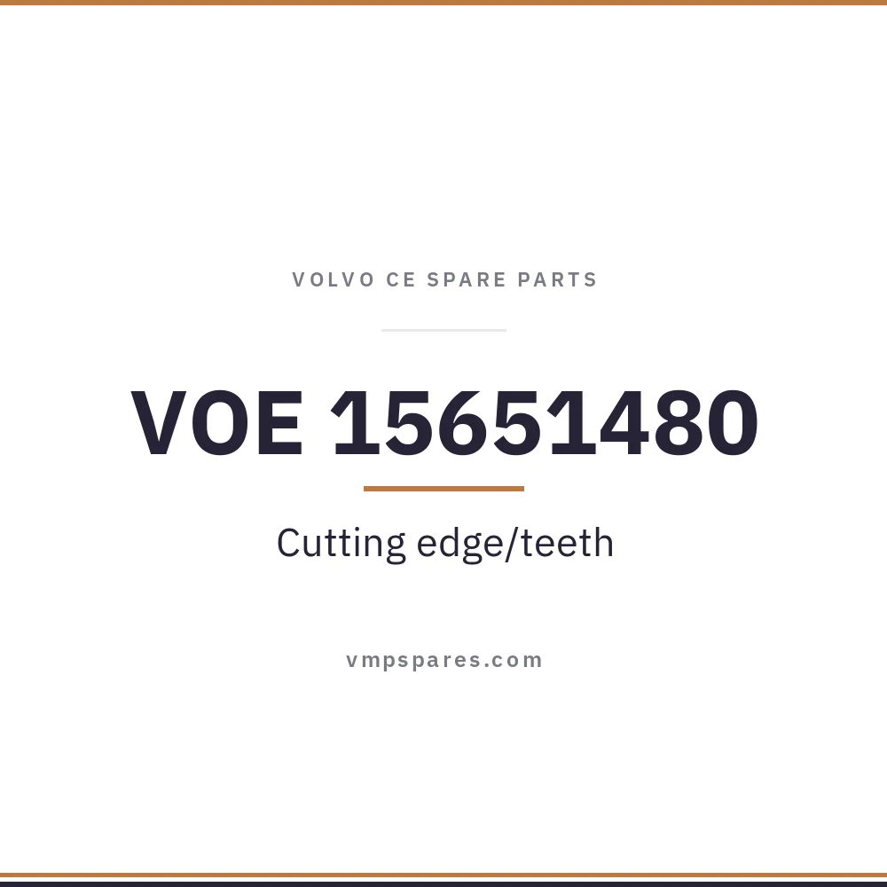 VOE 15651480 – Cutting edge/teeth