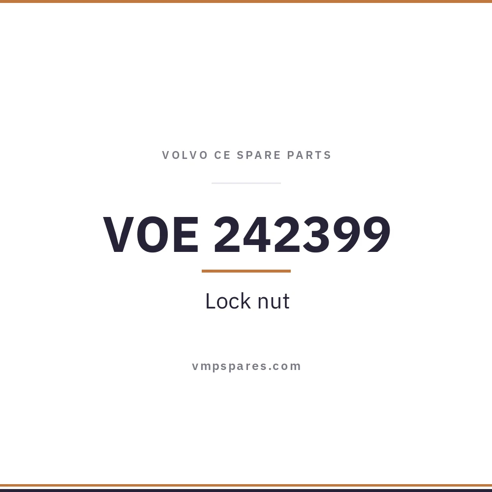 VOE 242399 – Lock nut