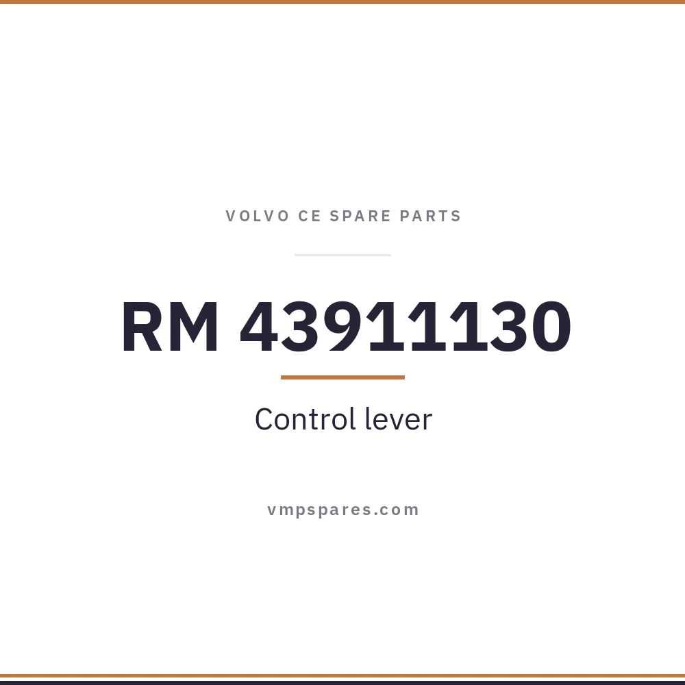 RM 43911130 – Control lever