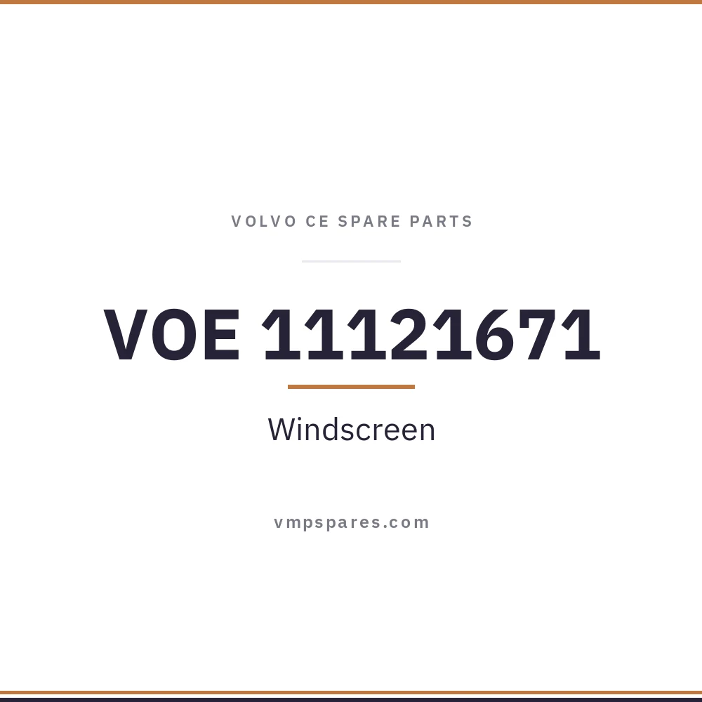 VOE 11121671 – Windscreen