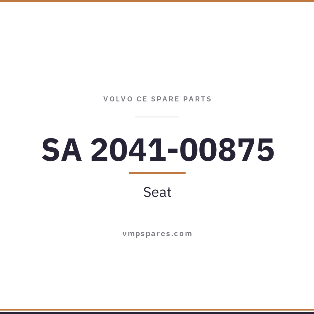 SA 2041-00875 – Seat
