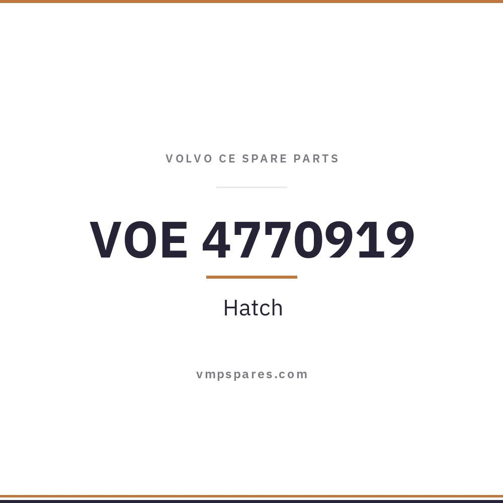 VOE 4770919 – Hatch
