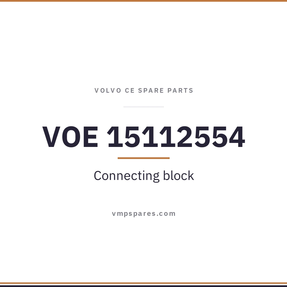 VOE 15112554 – Connecting block