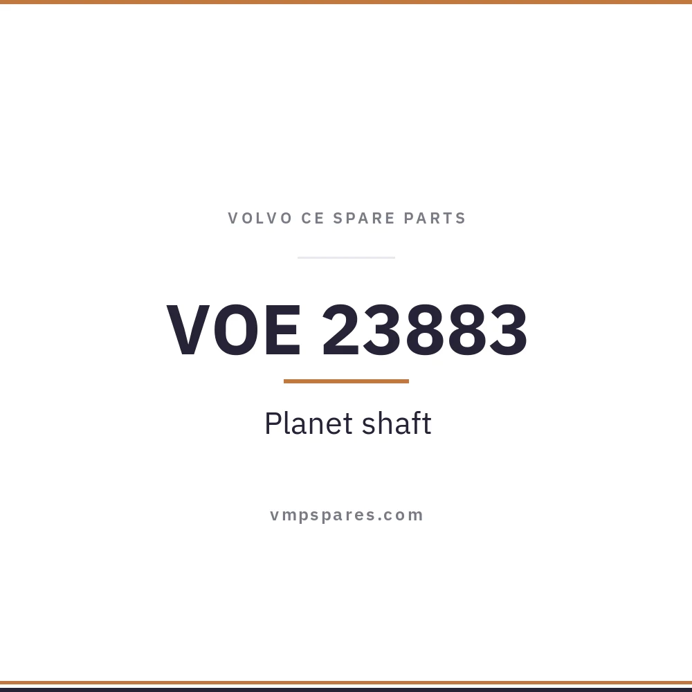 VOE 23883 – Planet shaft