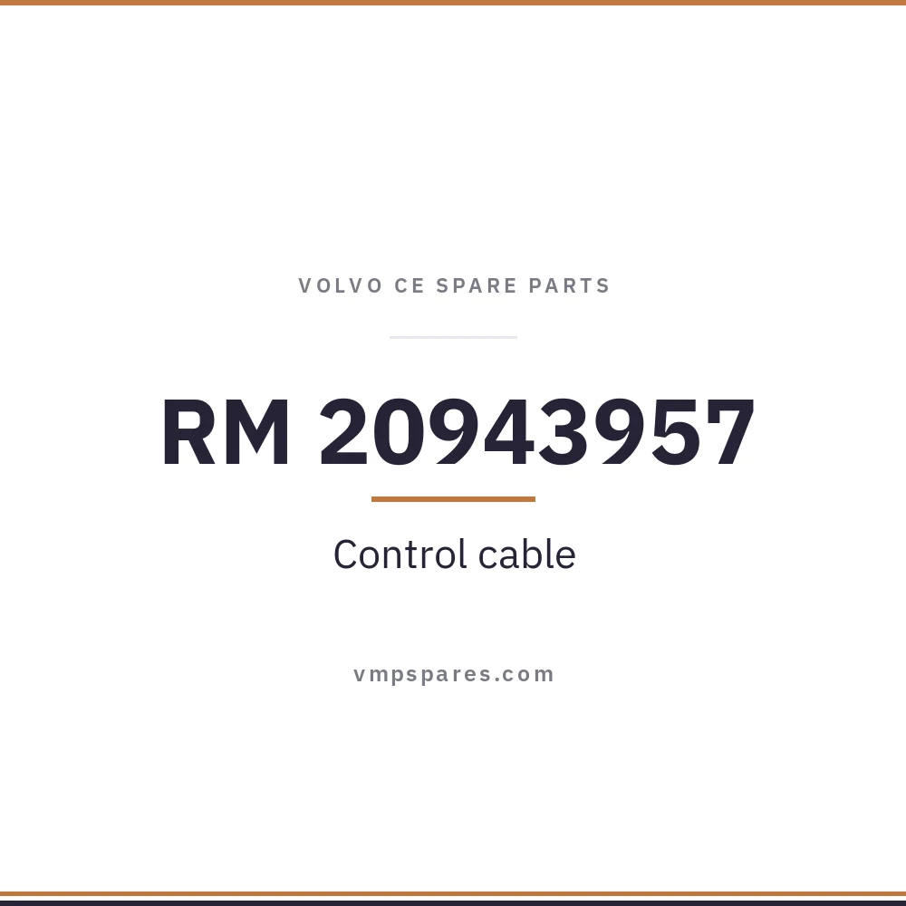 RM 20943957 – Control cable