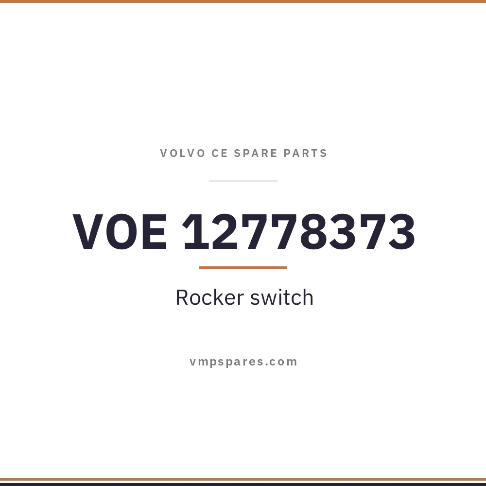 VOE 12778373 – Rocker switch