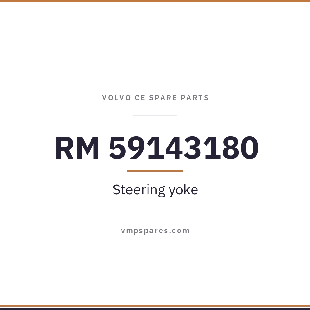 RM 59143180 – Steering yoke