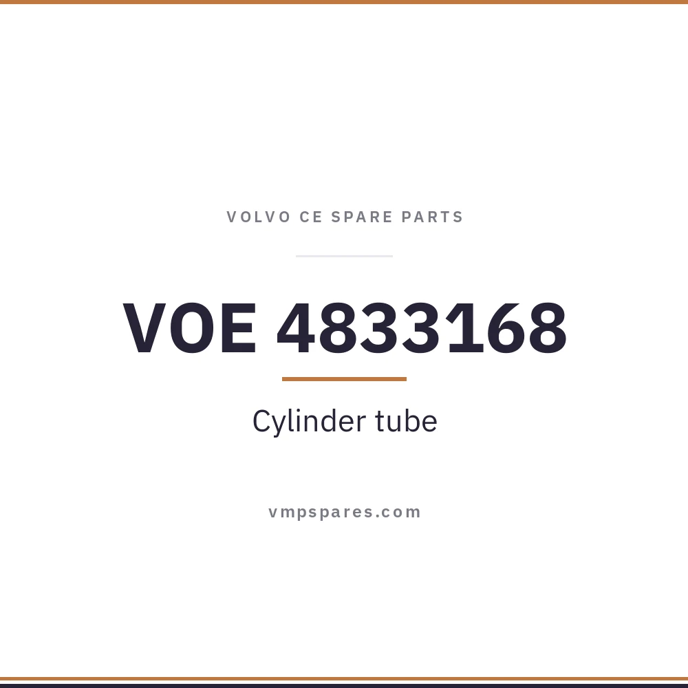 VOE 4833168 – Cylinder tube
