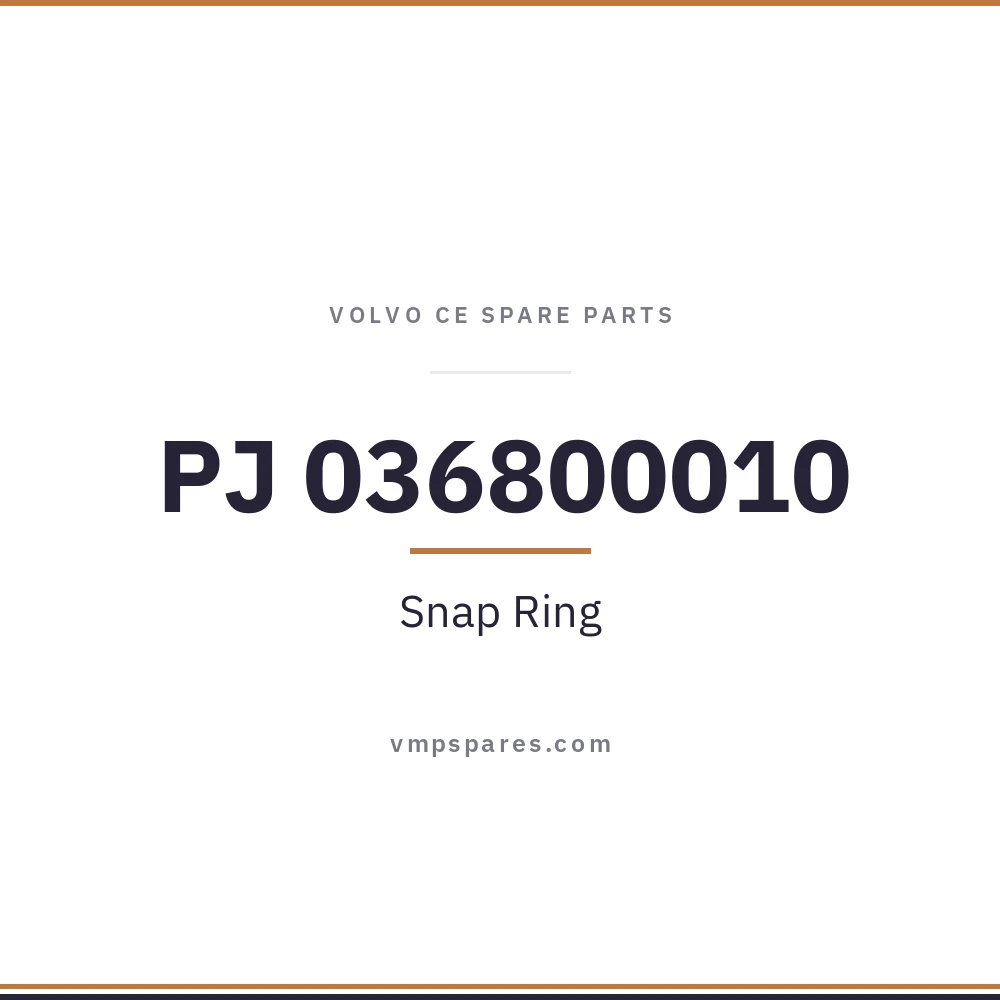 PJ 036800010 – Snap Ring