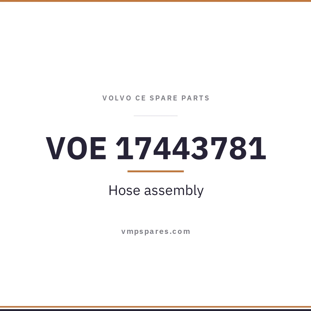 VOE 17443781 – Hose assembly