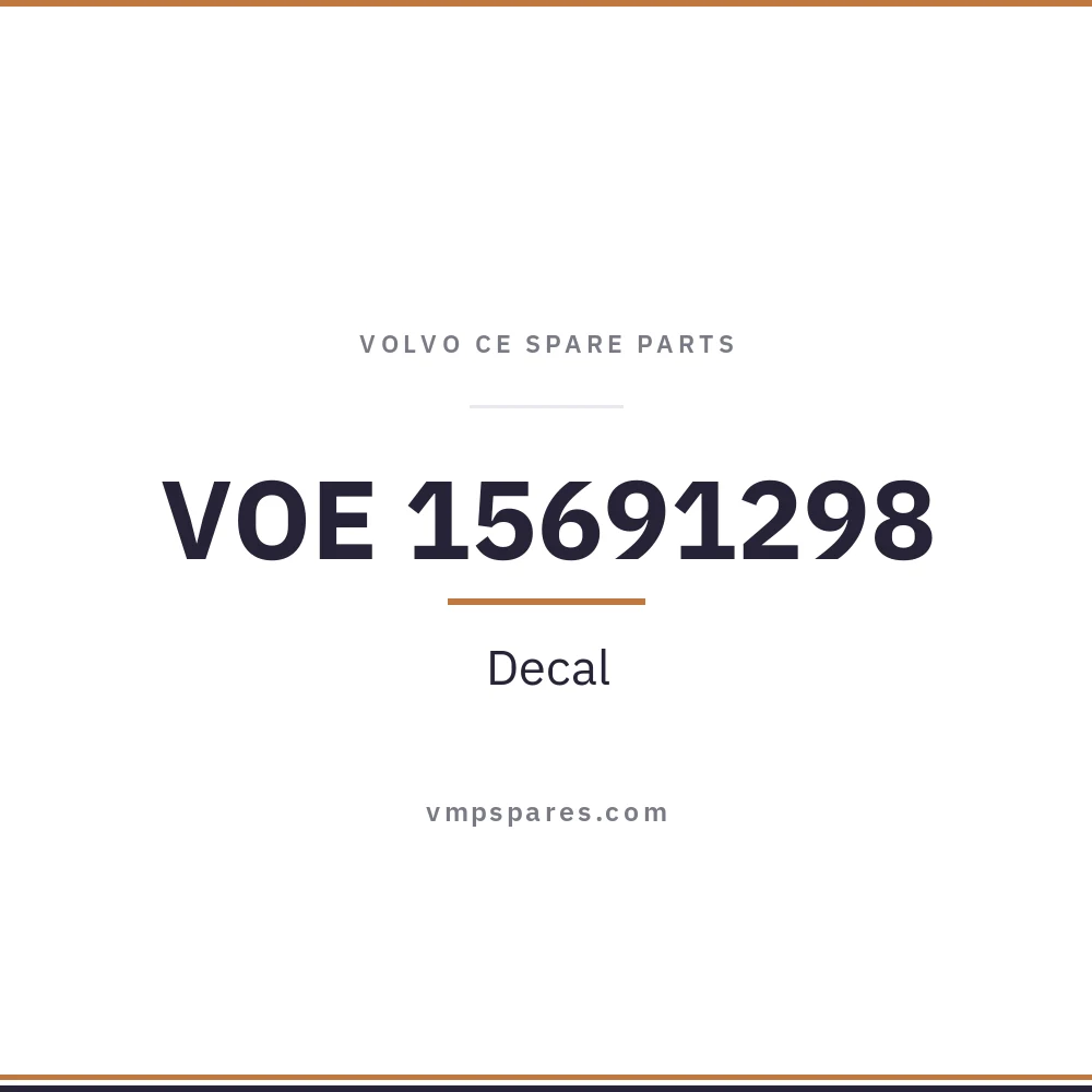 VOE 15691298 – Decal