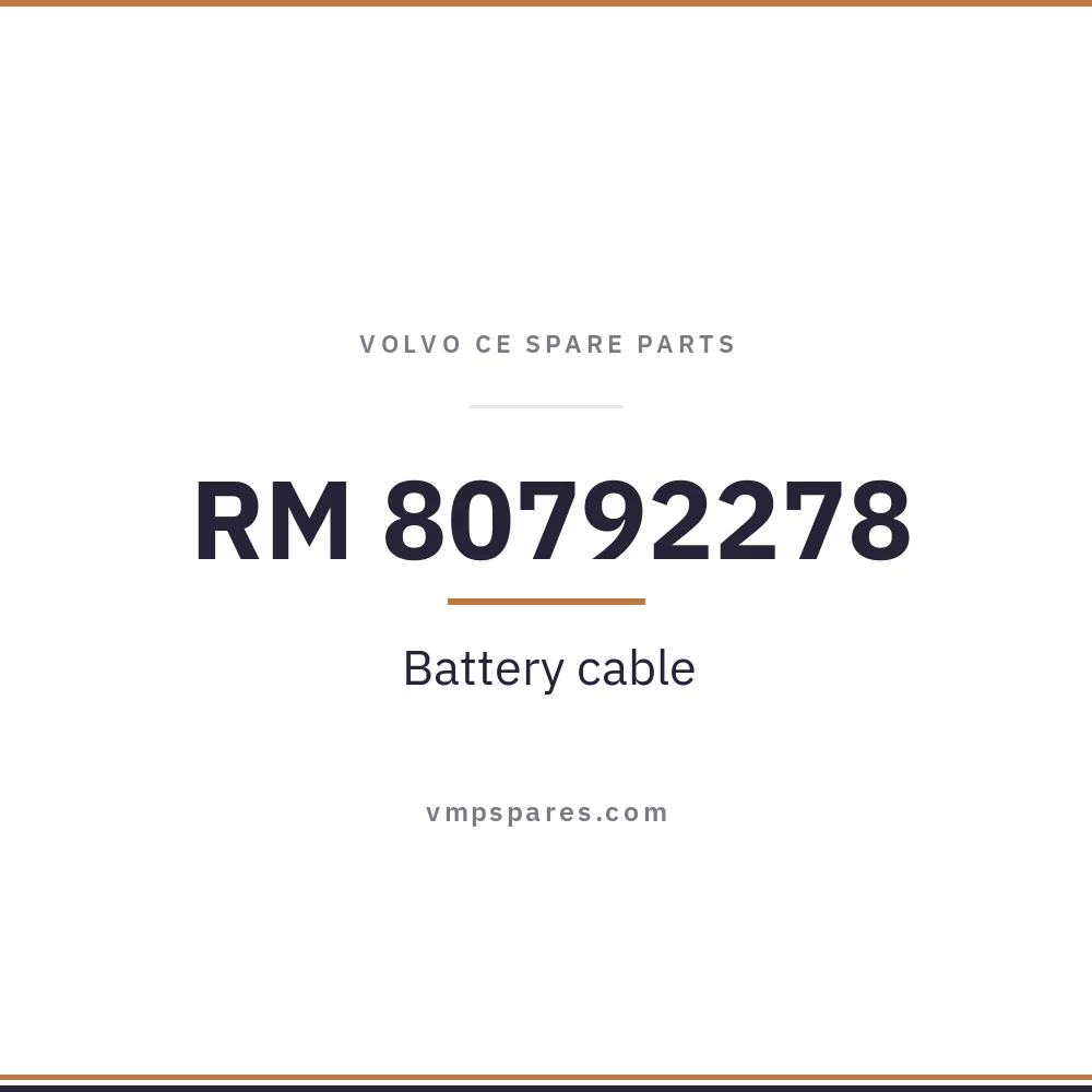 RM 80792278 – Battery cable