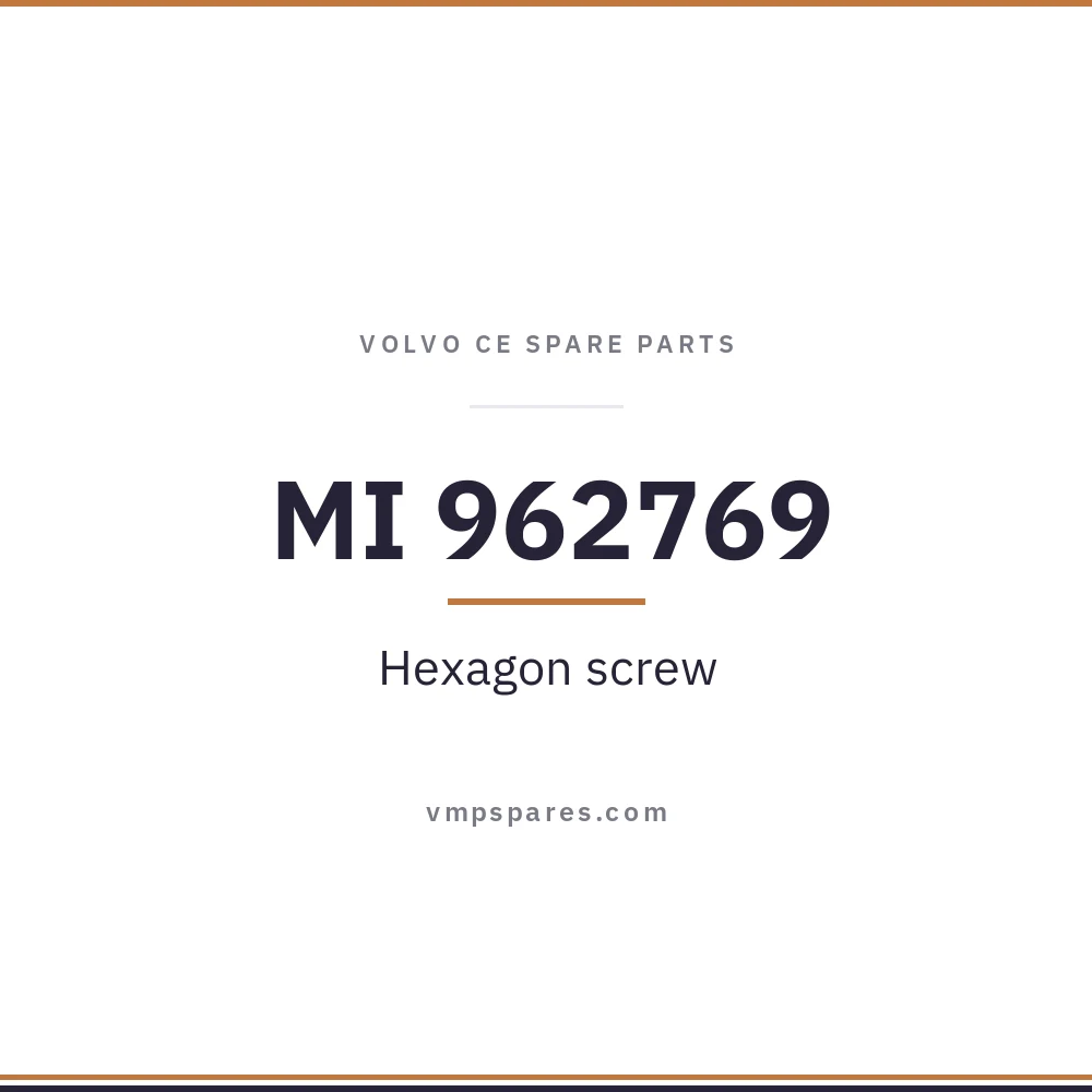 MI 962769 – Hexagon screw