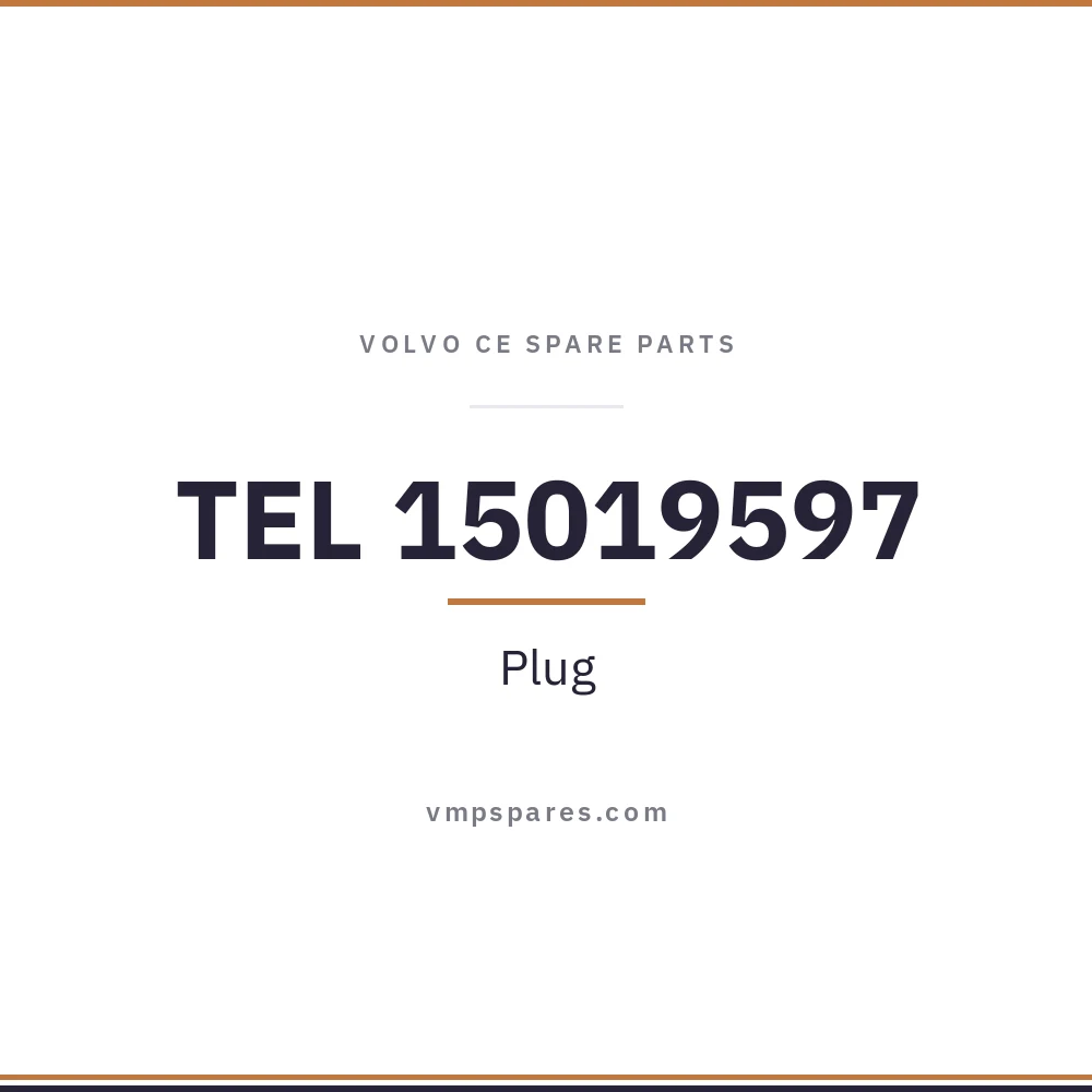 TEL 15019597 – Plug