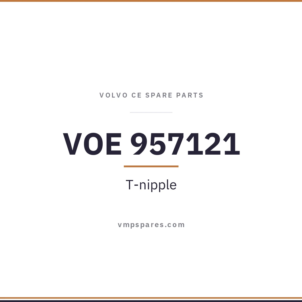 VOE 957121 – T-nipple