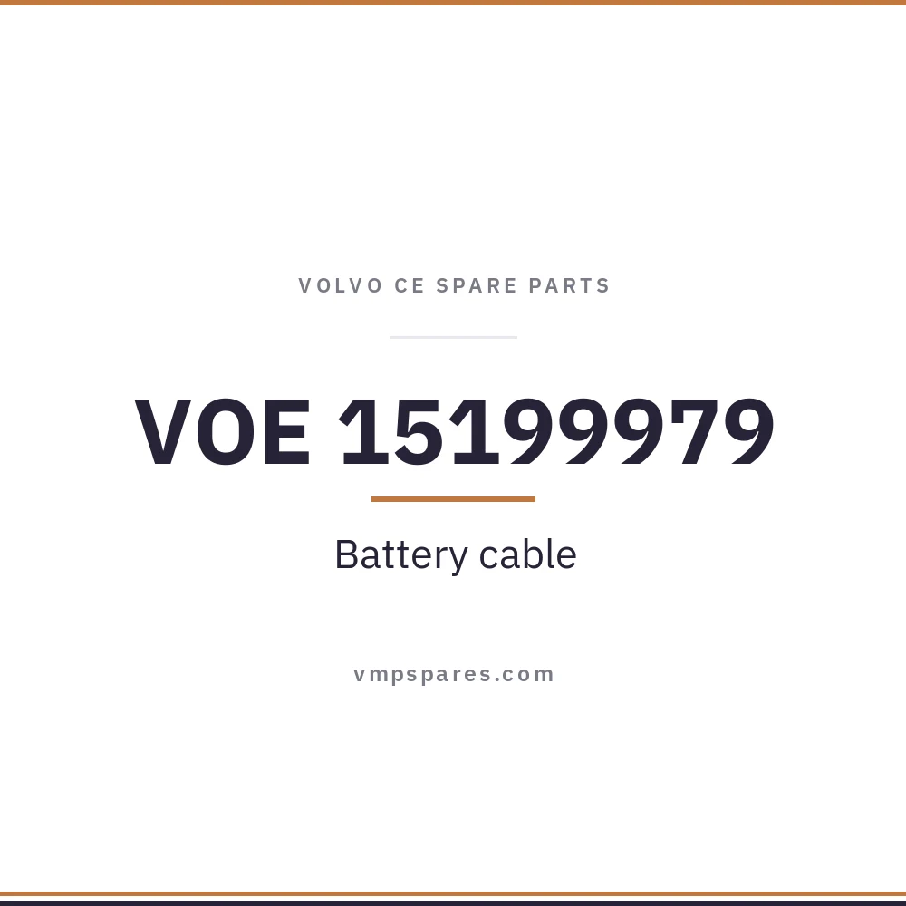 VOE 15199979 – Battery cable