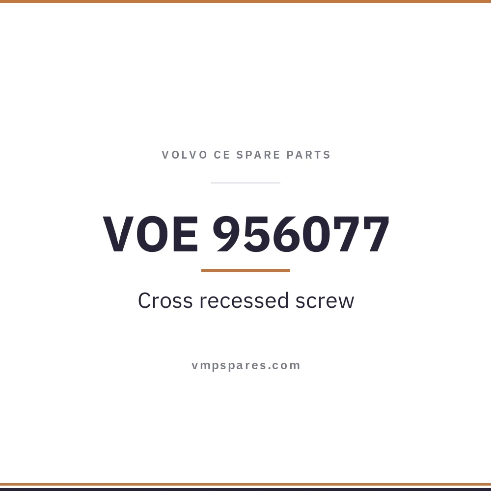 VOE 956077 – Cross recessed screw