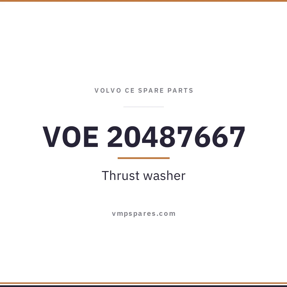 VOE 20487667 – Thrust washer
