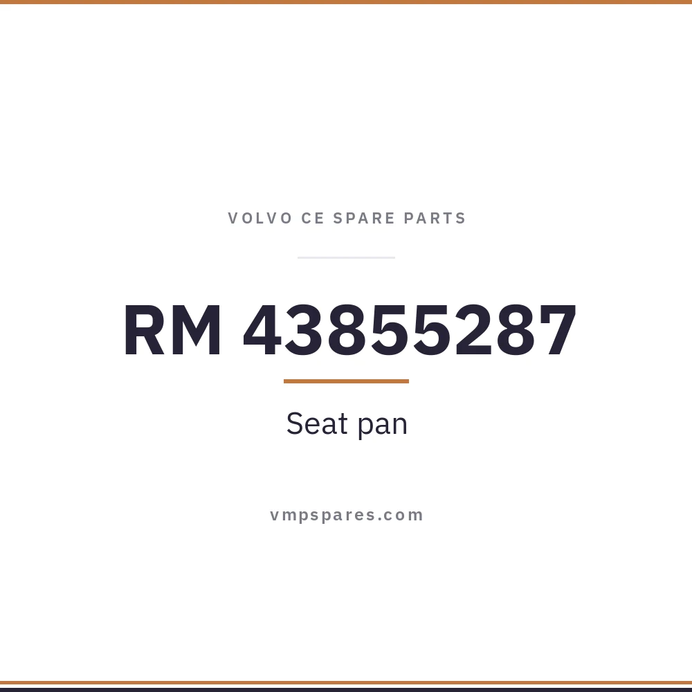 RM 43855287 – Seat pan