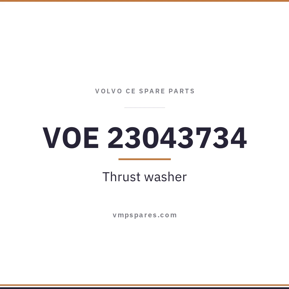 VOE 23043734 – Thrust washer
