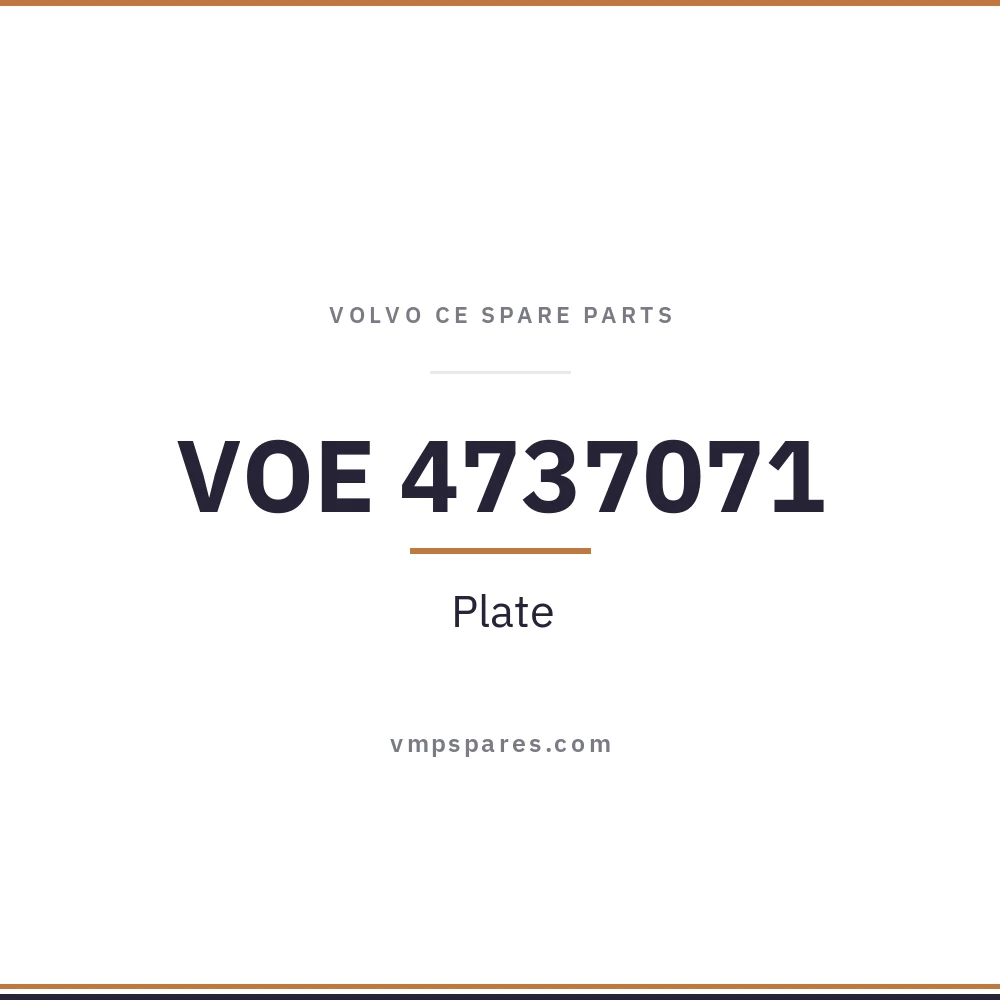 VOE 4737071 – Plate