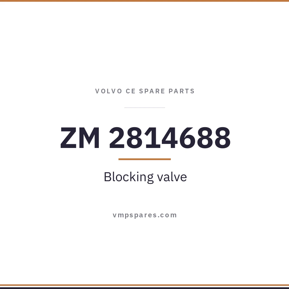 ZM 2814688 – Blocking valve