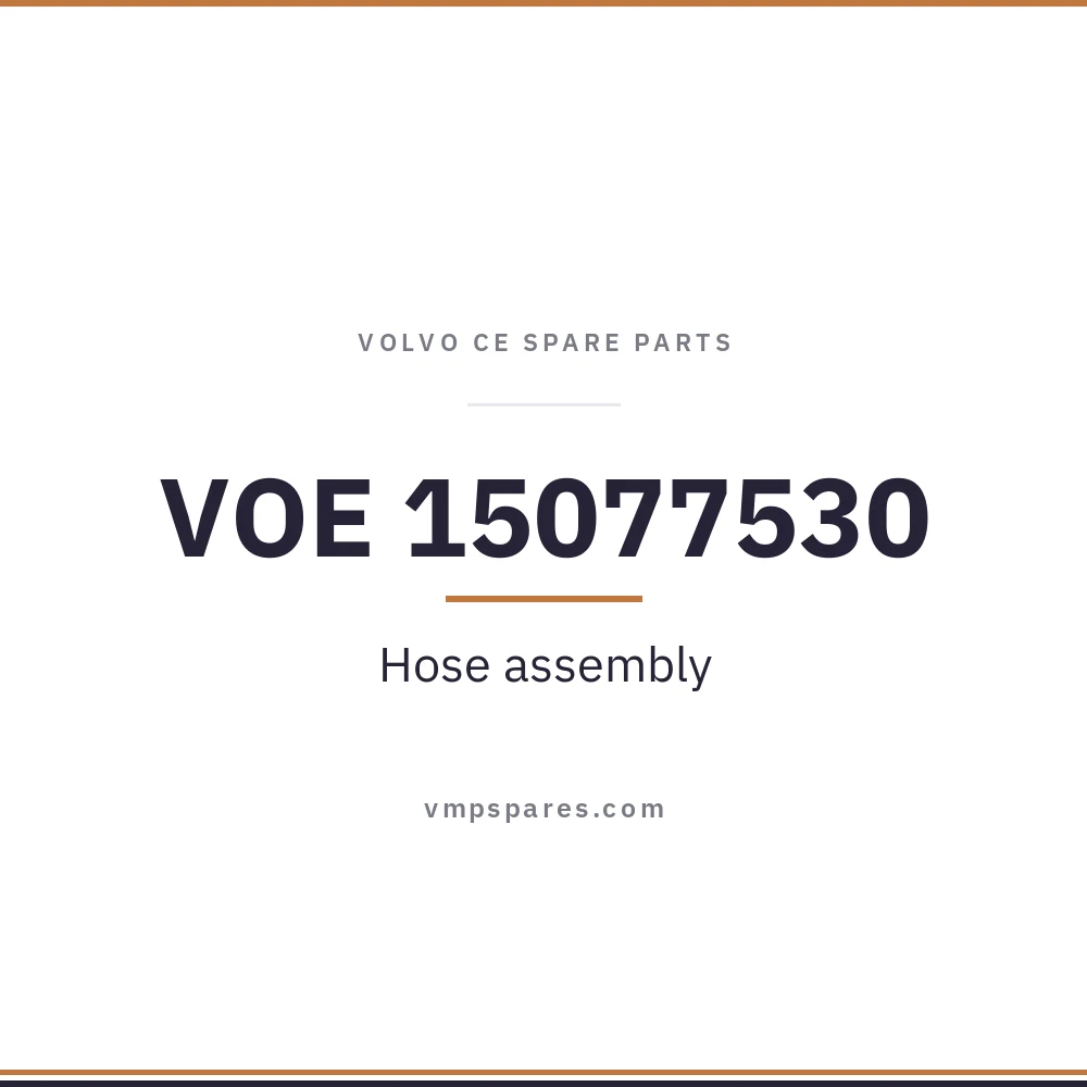 VOE 15077530 – Hose assembly