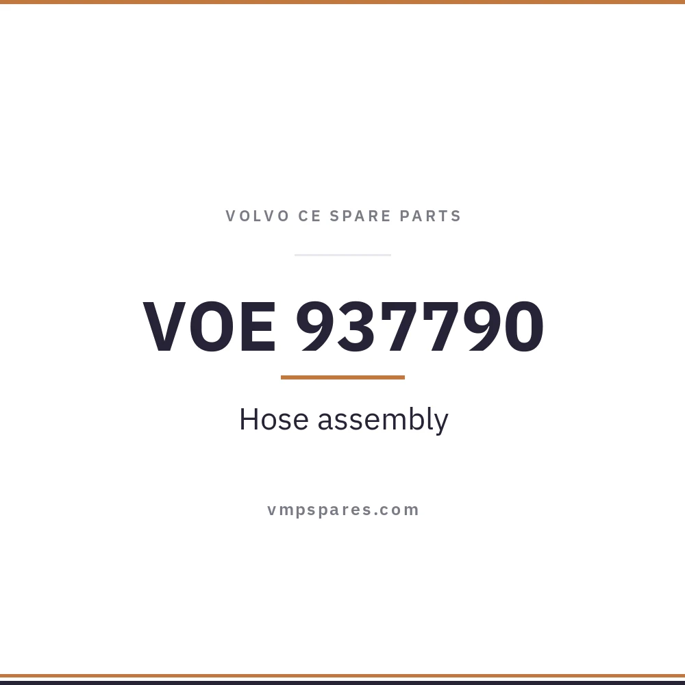 VOE 937790 – Hose assembly