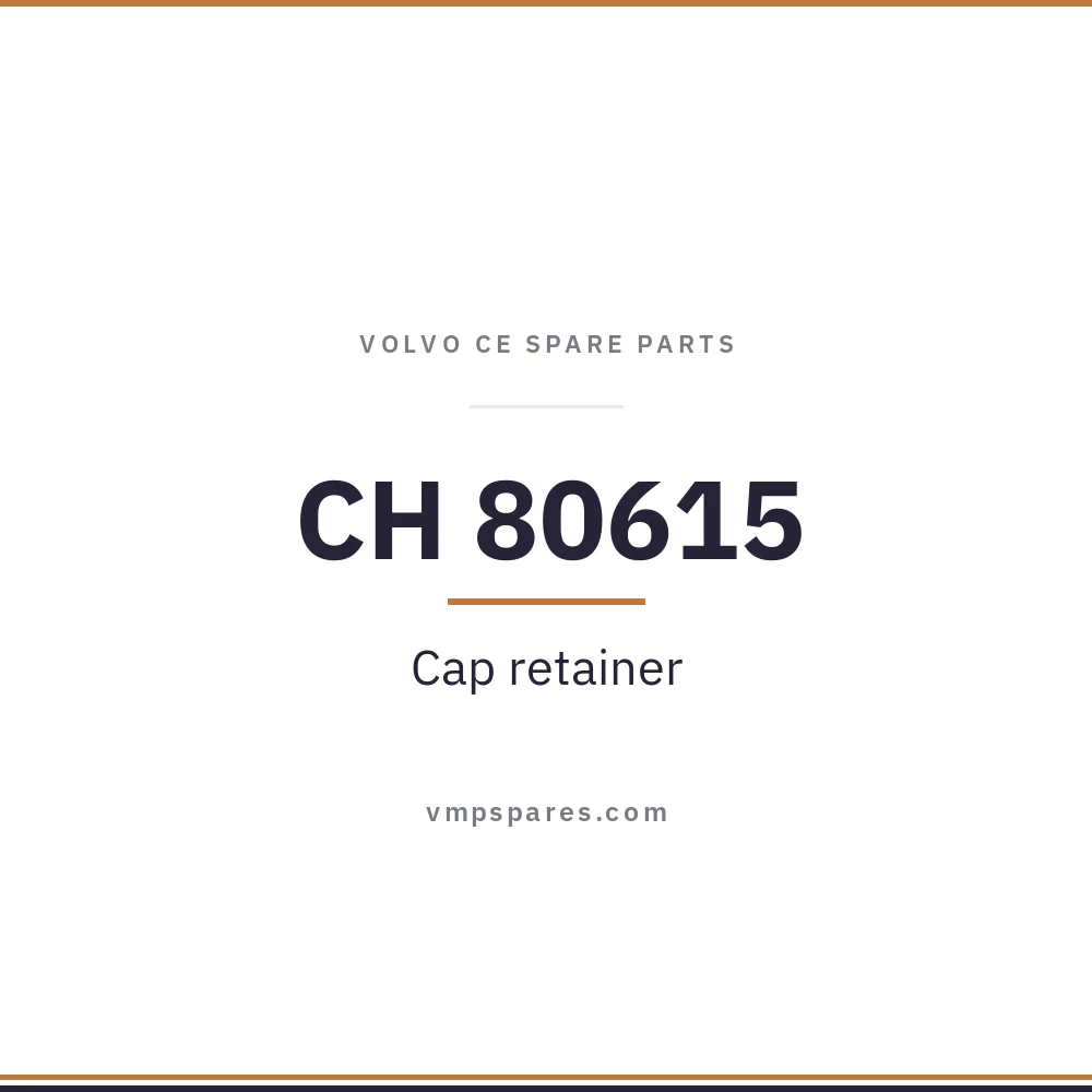 CH 80615 – Cap retainer