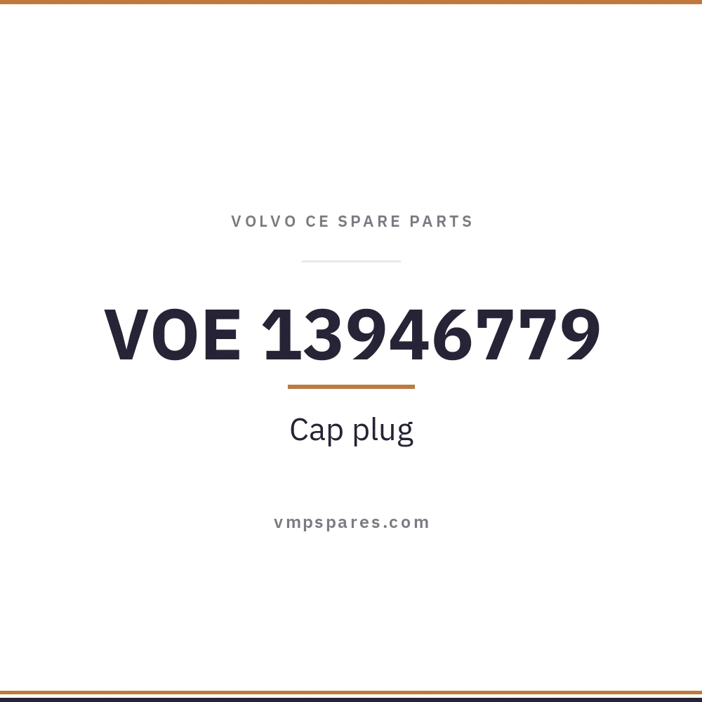 VOE 13946779 – Cap plug