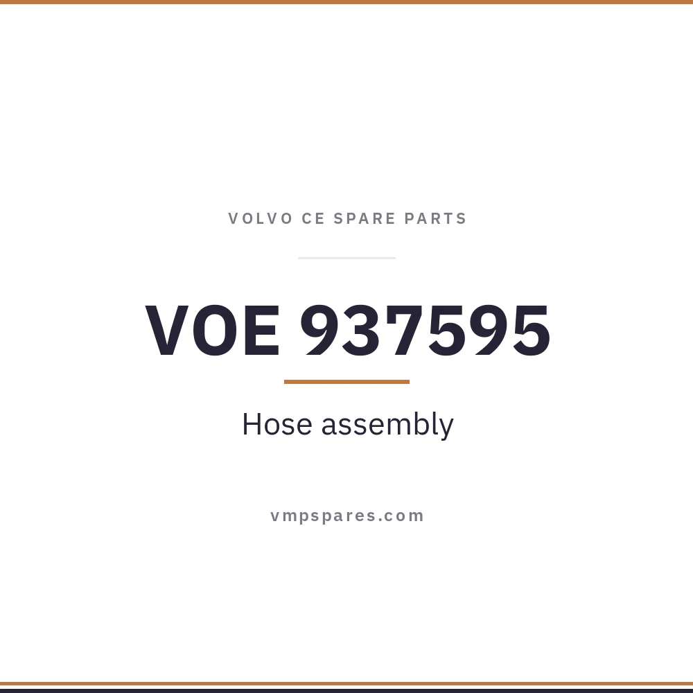 VOE 937595 – Hose assembly