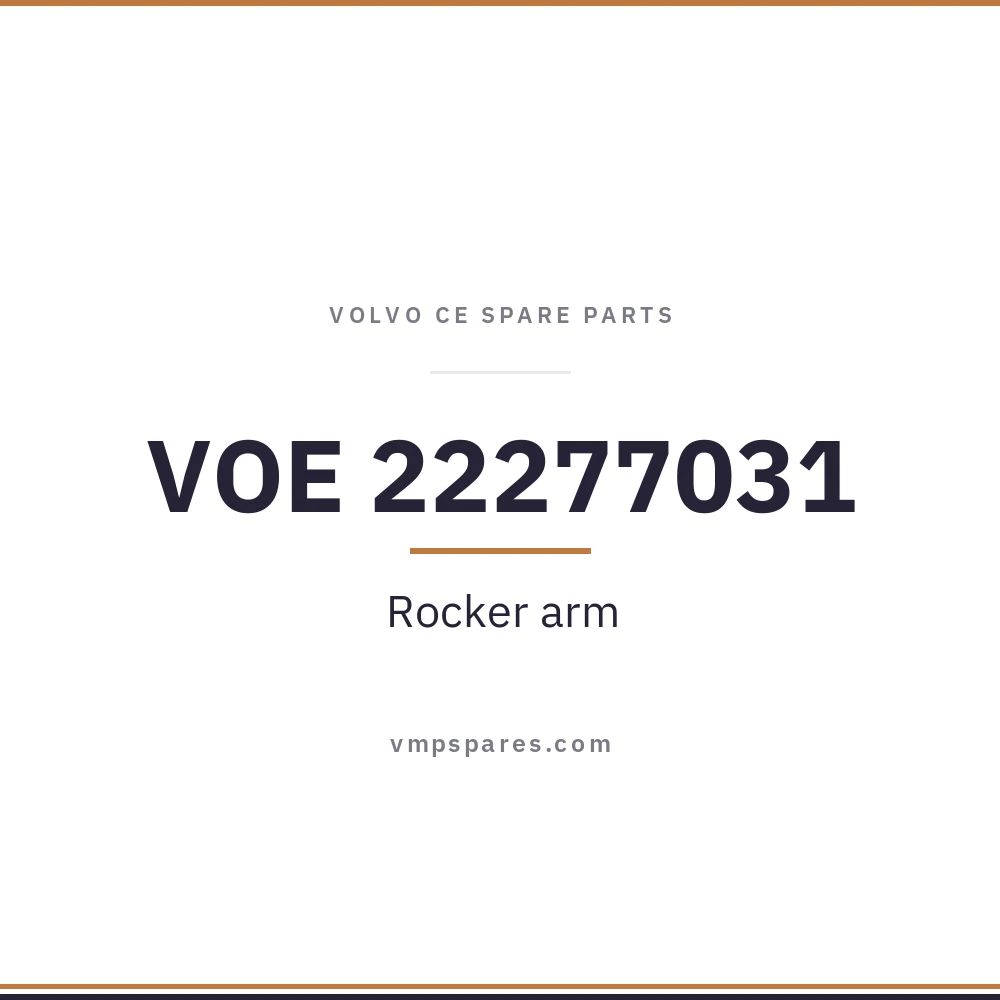 VOE 22277031 – Rocker arm
