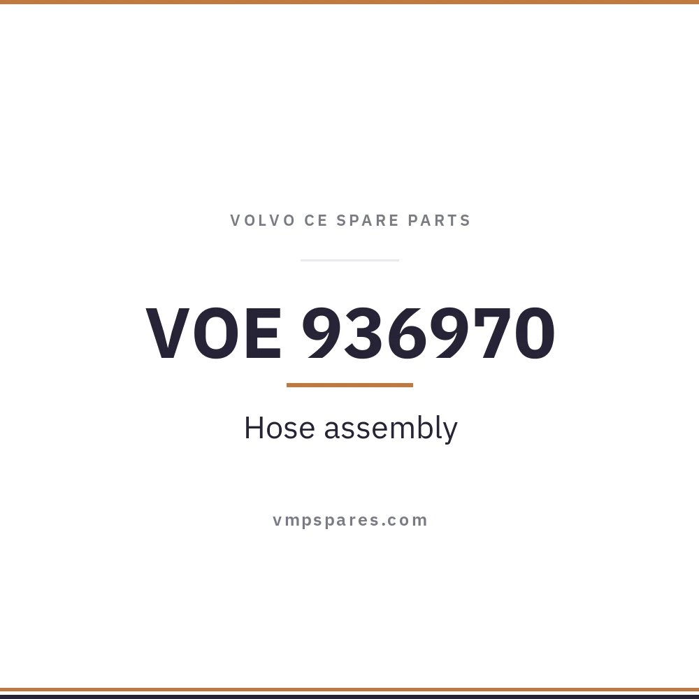 VOE 936970 – Hose assembly
