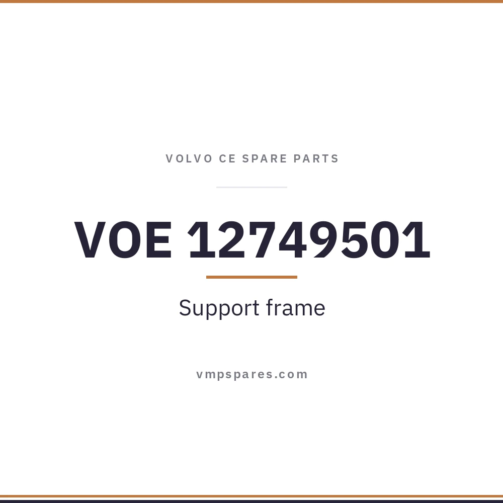 VOE 12749501 – Support frame