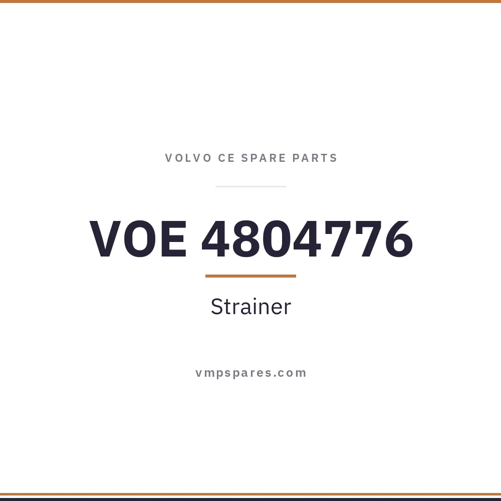 VOE 4804776 – Strainer