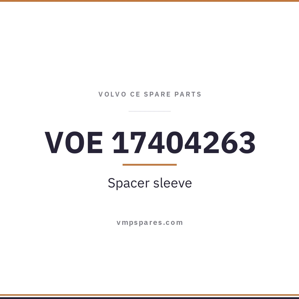 VOE 17404263 – Spacer sleeve