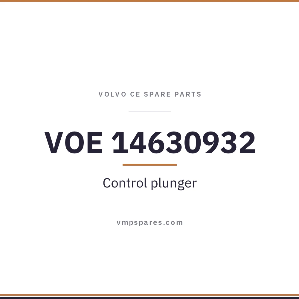 VOE 14630932 – Control plunger