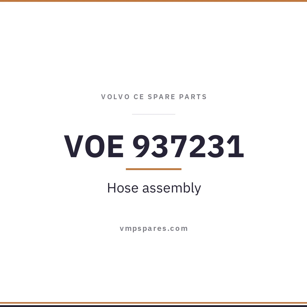VOE 937231 – Hose assembly