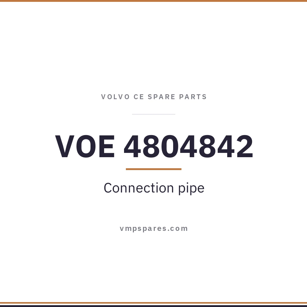 VOE 4804842 – Connection pipe