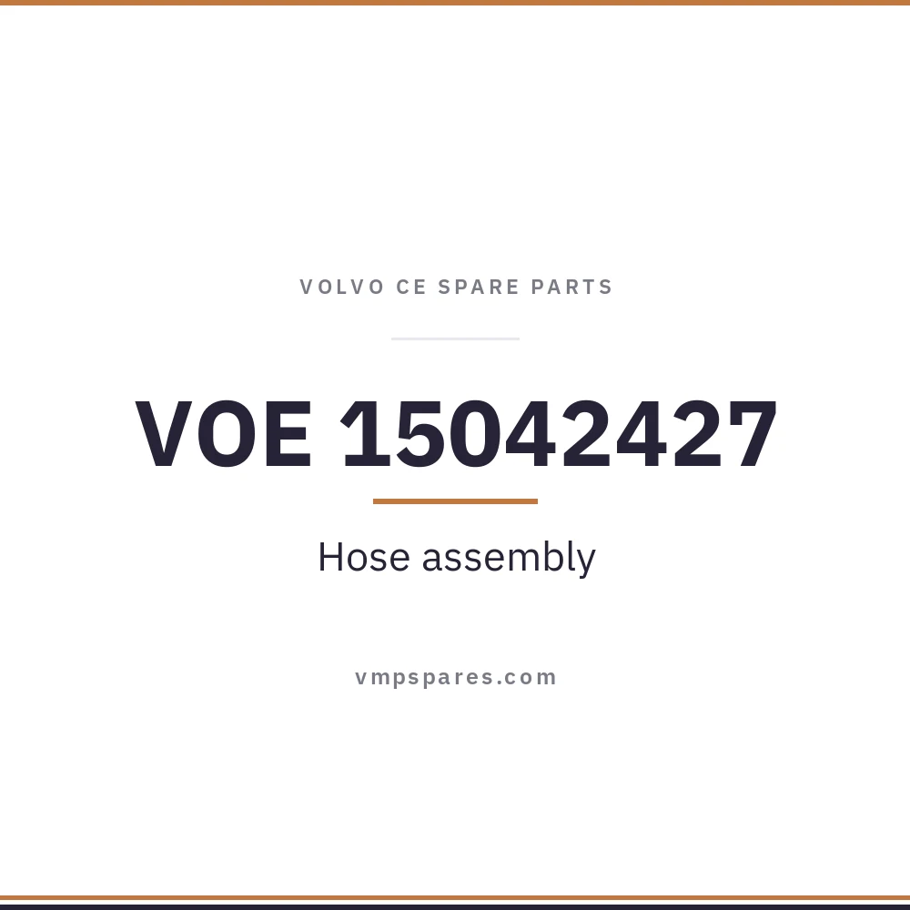 VOE 15042427 – Hose assembly