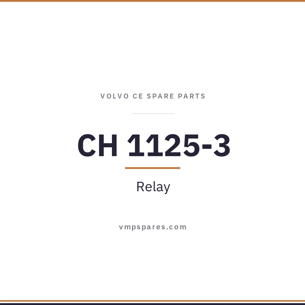 CH 1125-3 – Relay