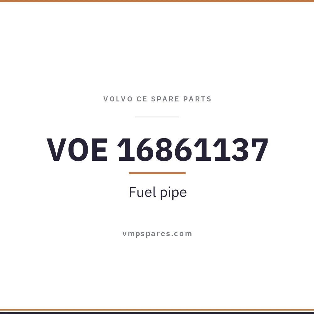 VOE 16861137 – Fuel pipe