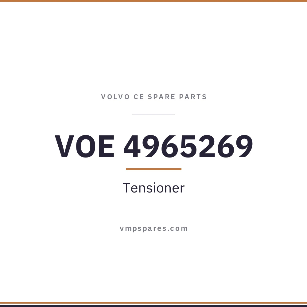 VOE 4965269 – Tensioner