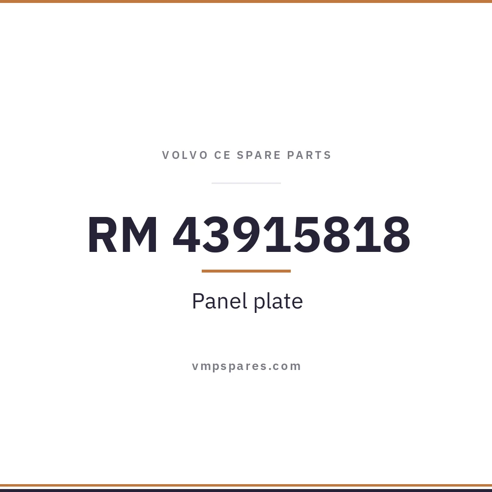 RM 43915818 – Panel plate