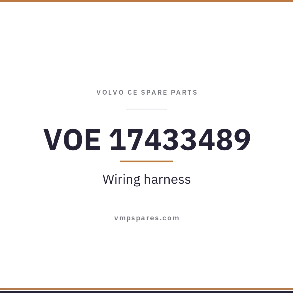 VOE 17433489 – Wiring harness
