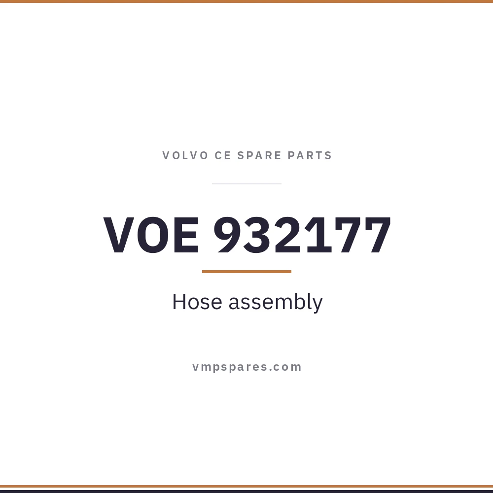 VOE 932177 – Hose assembly