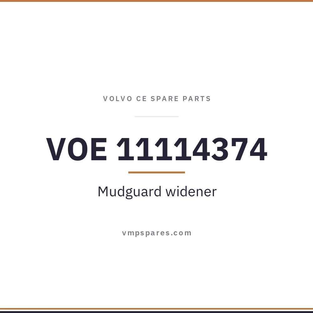 VOE 11114374 – Mudguard widener