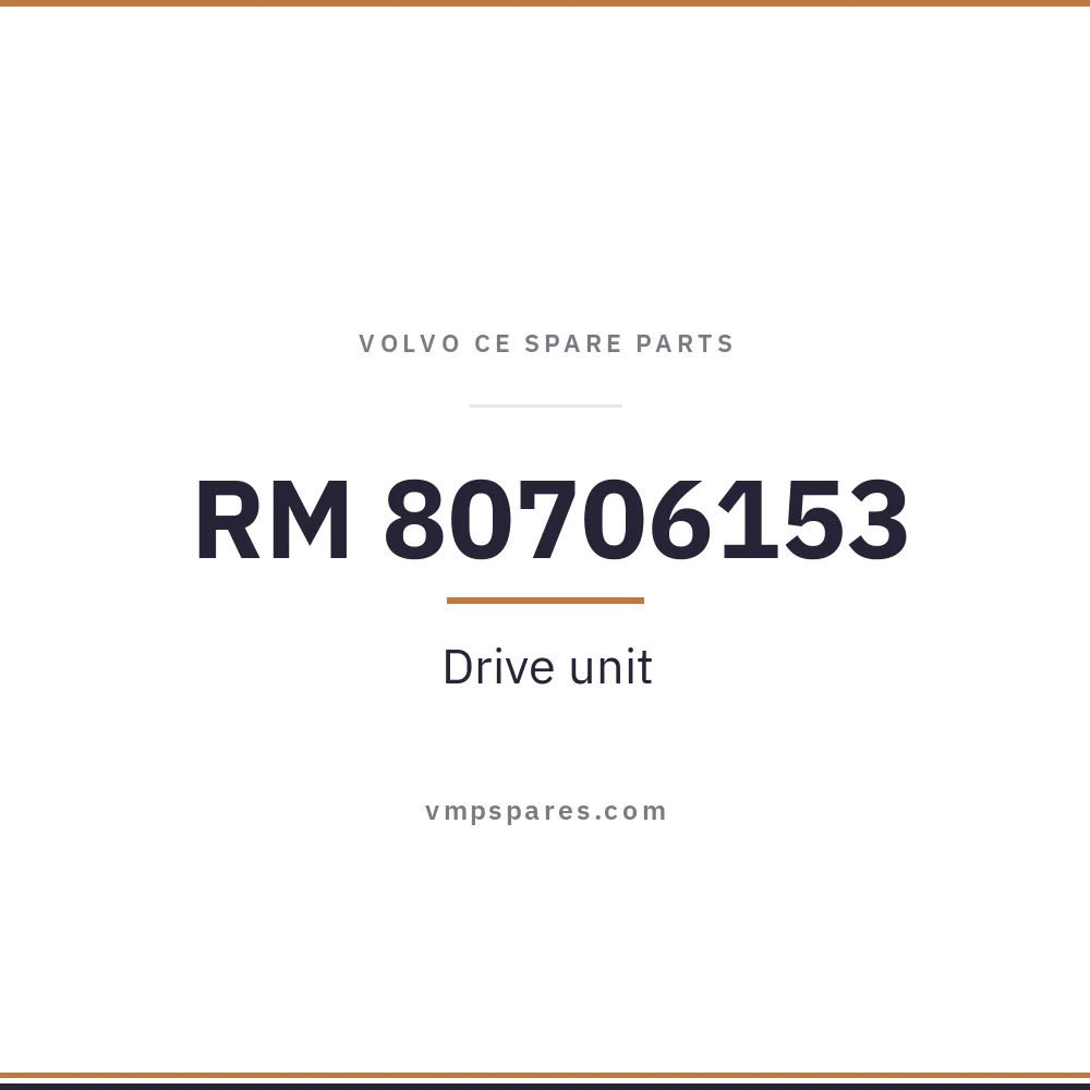 RM 80706153 – Drive unit