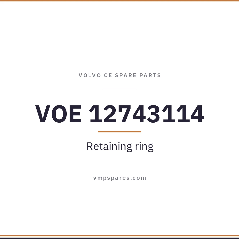 VOE 12743114 – Retaining ring