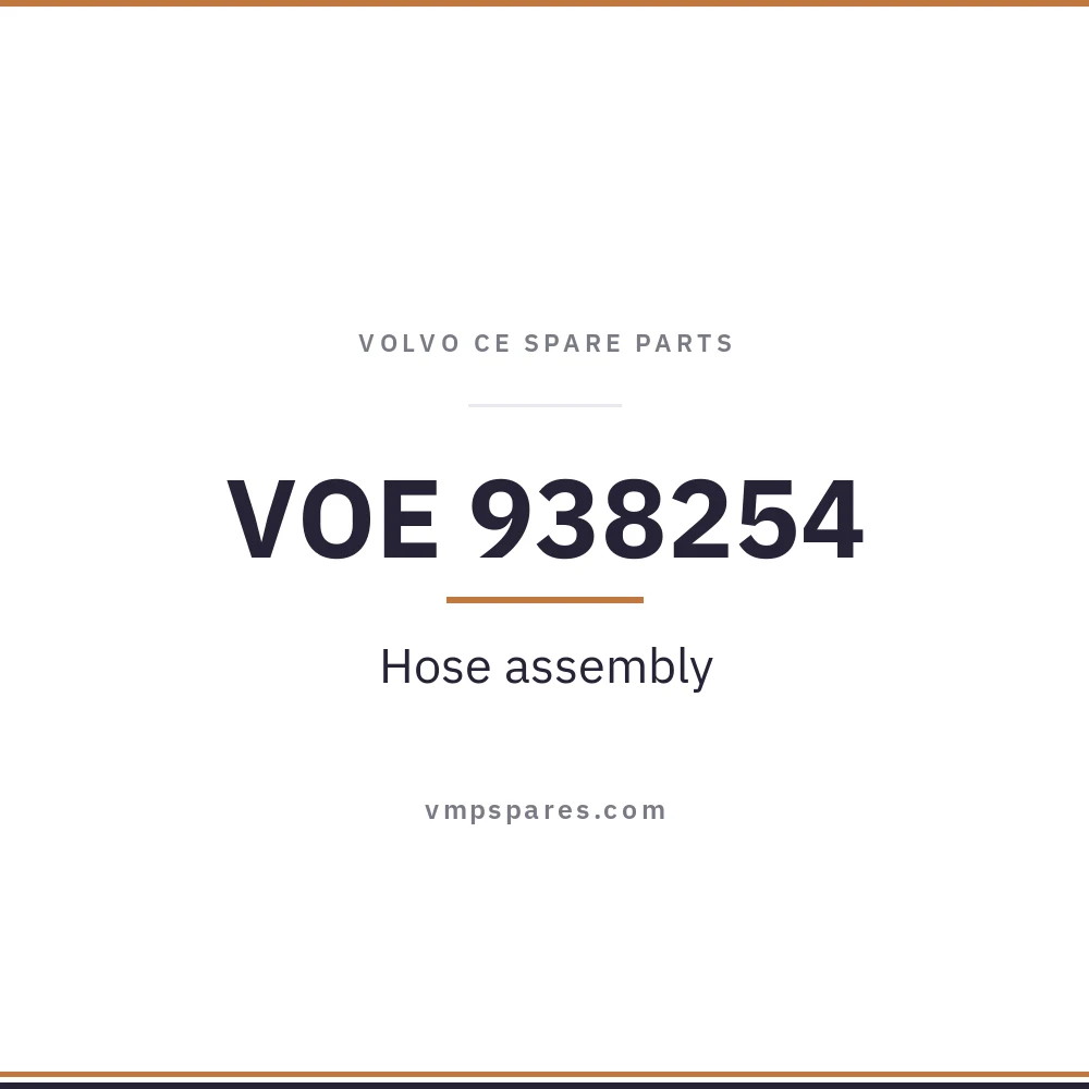 VOE 938254 – Hose assembly